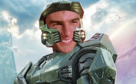 No, Tom Cruise wasn't nearly Halo's Master Chief, and Julia Roberts wasn't nearly in the series either - but there was this conversation at a party