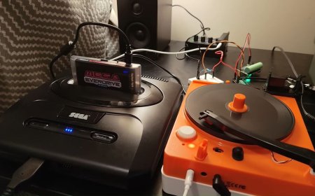 Retro gaming enthusiast attempts loading games to Sega Genesis from a vinyl record player, recording game data as sound — Mega EverDrive Pro and Pi Pico 2 board not enough to overcome limitations of the turntable