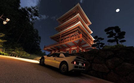 Where to find the Temple of Nachi Falls in Forza Horizon 6
