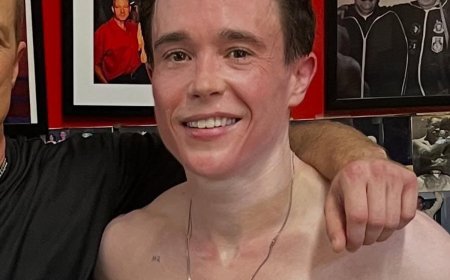 Elliot Page Shows Off Ripped Physique After Getting "Hooked" on Boxing