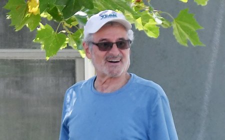 Grease and Broadway star, 76, looks unrecognizable as he beautifies his home in LA... can you guess who he is?