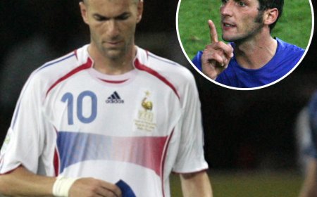 How Zinedine Zidane’s Headbutt Unraveled the 2006 World Cup Final