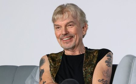 Billy Bob Thornton, 70, shows off his youthful transformation and his tattoo collection during promo for hit TV show Landman after revealing his very restrictive diet