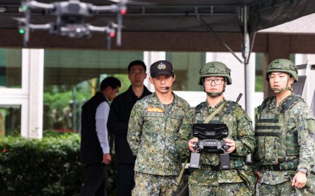 As China looms, Taiwan makes more drones for defense and the US military