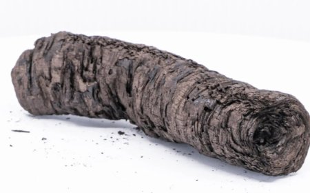 They read the scroll thing! AI helps decipher ancient document charred by Vesuvius