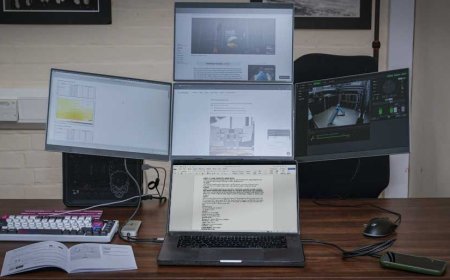Lepow 16in Quad Monitor for Laptop review: This truly portable, backpack-friendly display system is ready to transform any workspace