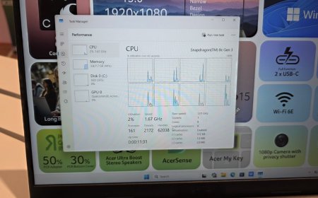 We went hands-on with Qualcomm's new '$300 and up' ARM laptop platform with mystery eight-core CPU — active-cooled Snapdragon C laptop surfaces in Acer Aspire Go 15