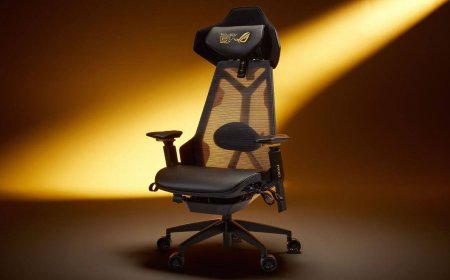 Asus rolls out a ROG 20th anniversary chair and backpack, alongside commemorative components and peripherals — ROG Destrier Edition 20, ROG SLASH Hard-case Luggage Edition 20 are back in black (and gold)