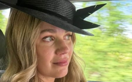 Joel Dommett's wife Hannah Cooper breaks down in tears and says 'I don't recognise myself' as she reveals 'disastrous' attempt to attend Royal Ascot six weeks after giving birth