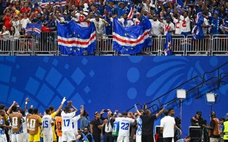 Cape Verde leads Uruguay in World Cup debut with free-kick goal