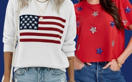 Red, White & Blue July 4th Outfits That Are Actually Cute (& on Sale)