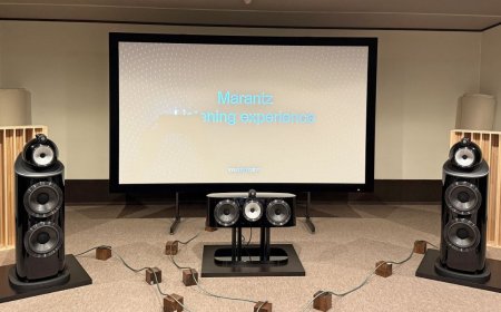 I heard a 9.4.6-channel Dolby Atmos system in Denon and Marantz's elite reference listening room in their Japan factory — here's what a best-in-class system with tech from Bowers & Wilkins, Oppo, and Sony can do