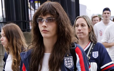 David Beckham, Ted Lasso's Jason Sudeikis and Cara Delevingne leads the celebs packing the New Jersey stands to cheer on England to 2-0 win over Panama in the World Cup
