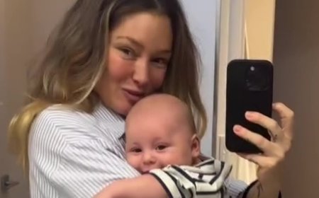Erin McNaught shares emotional update on toddler son one year after devastating brain tumour diagnosis