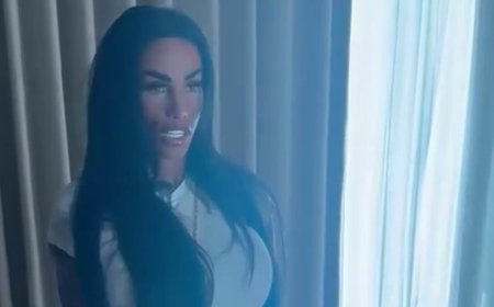 Katie Price strives to continue with normal life as she shares inspirational Instagram message - despite admitting her body is 'skeletal' after stress-induced weight loss amid husband Lee Andrew's imprisonment