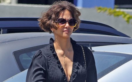 Halle Berry has awkward reunion with ex Gabriel Aubry at daughter Nahla's graduation… after explosive child custody drama
