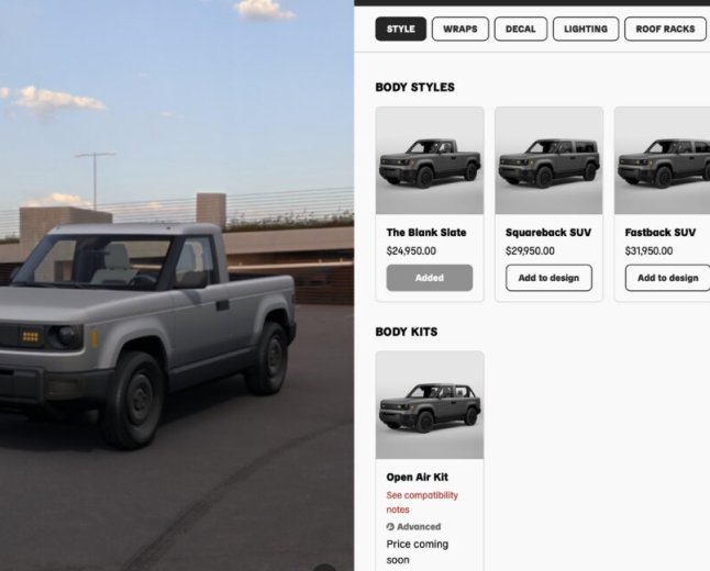 Slate Auto's truck builder goes live for its $25k electric pickup