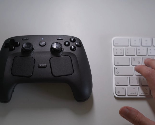 New web app can make Valve's Steam Controller drift across your desk like an RC car — web app drives the gamepad using its rumble motors