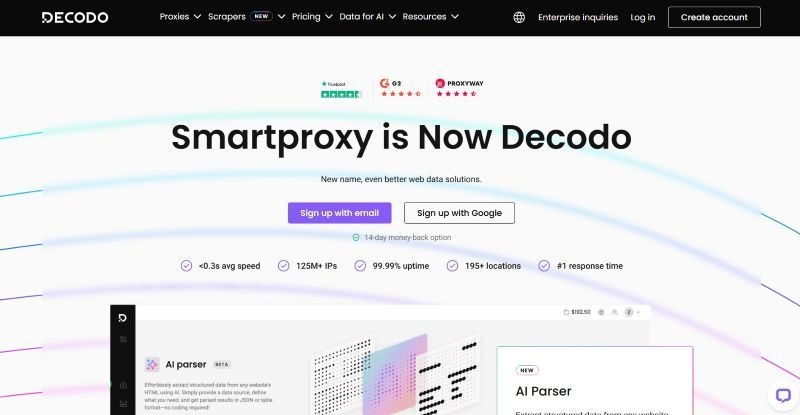 Decodo proxy service review