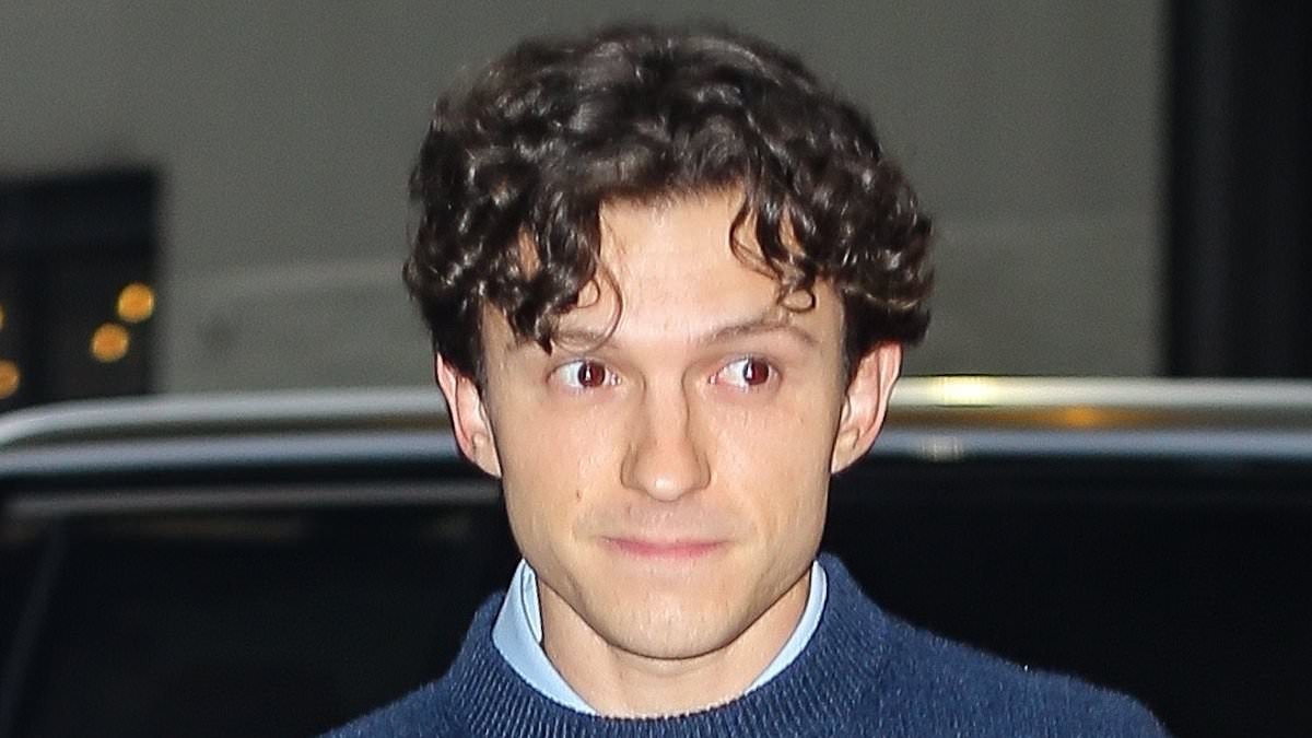 Moment Tom Holland jumps in to save wife Zendaya from suffering MAJOR wardrobe mishap in leggy black gown