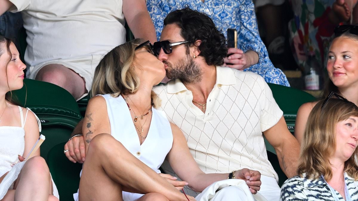 The hidden message behind THAT passionate Wimbledon kiss between Sam Taylor-Wood and Aaron Johnson... as insiders tell DOLLY BUSBY all about their 23-year age gap marriage