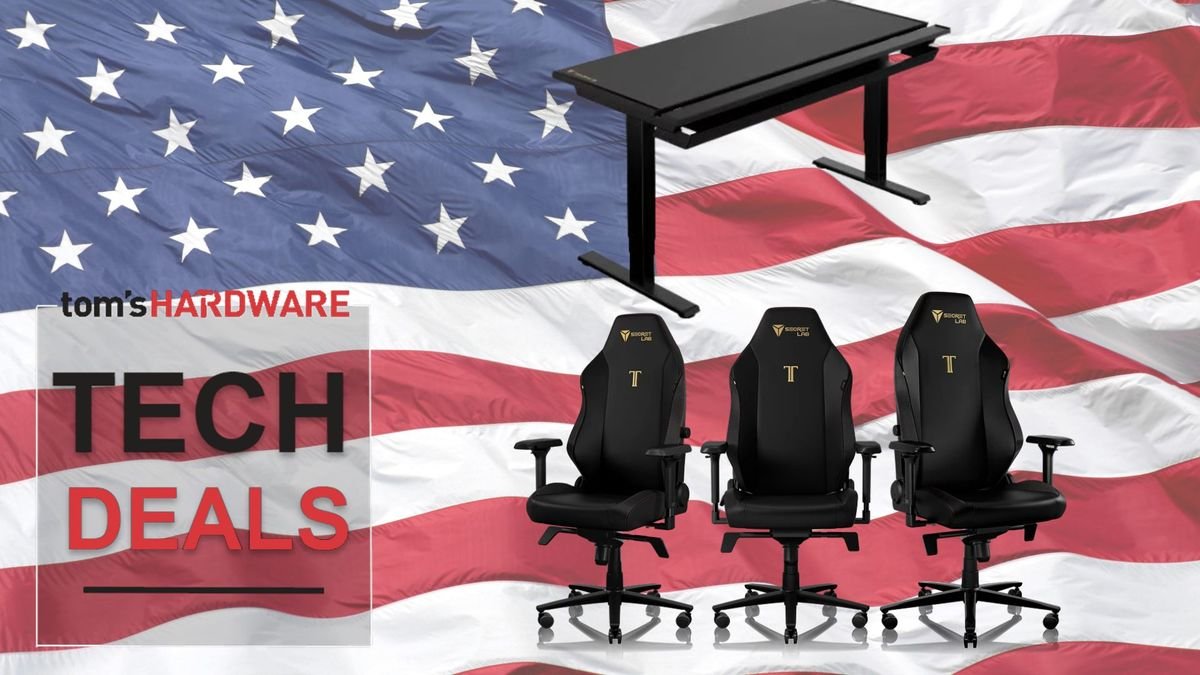 Up to $129 off Secretlab gaming chairs and desks in July 4 sale — save on the Titan Evo, Magnus, and more