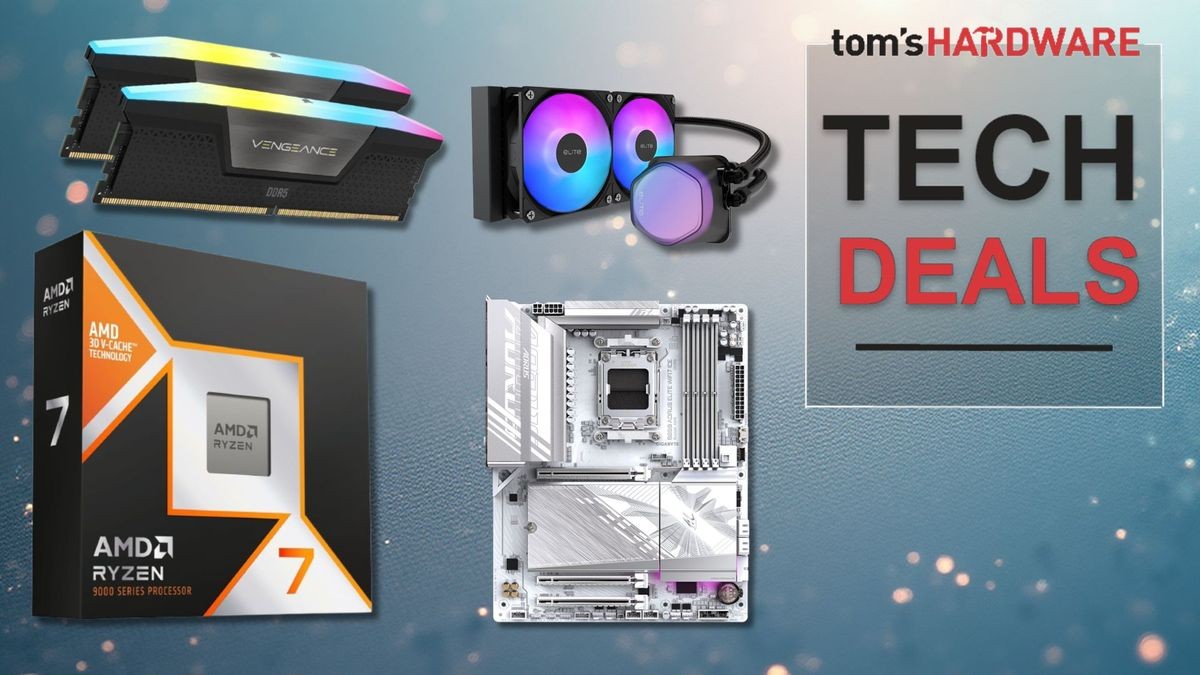 Save $148 on an AMD Ryzen 7 9800X3D bundle with 32GB of RAM, motherboard, and liquid AIO — start your AM5 gaming build for just $1,039