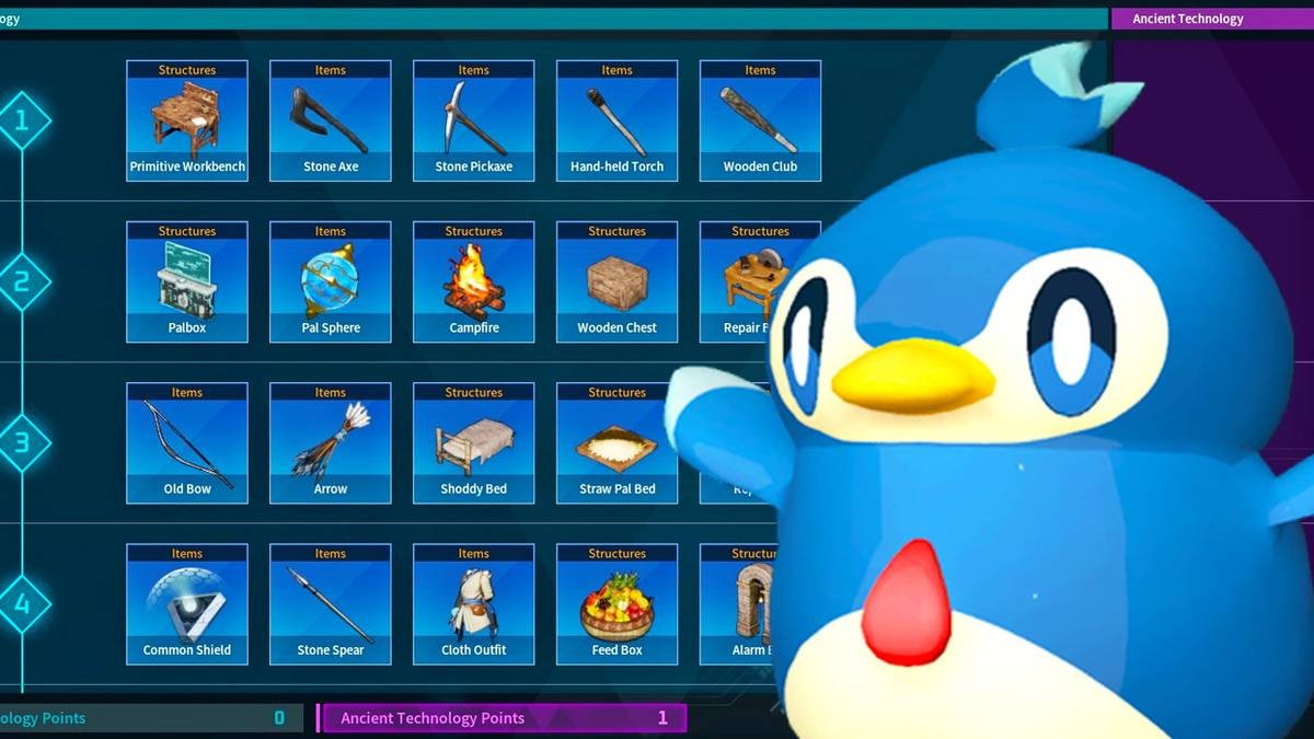 Palworld: 12 Best Technologies To Unlock First