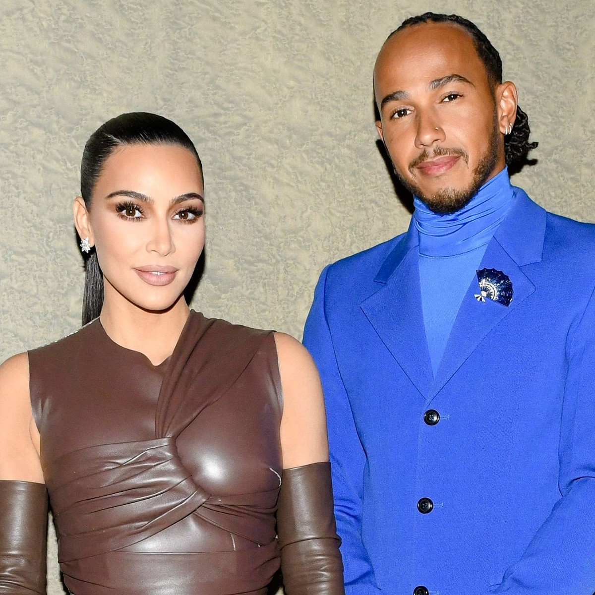 Kim Kardashian's Boyfriend Lewis Hamilton Spends Time With Her Kids