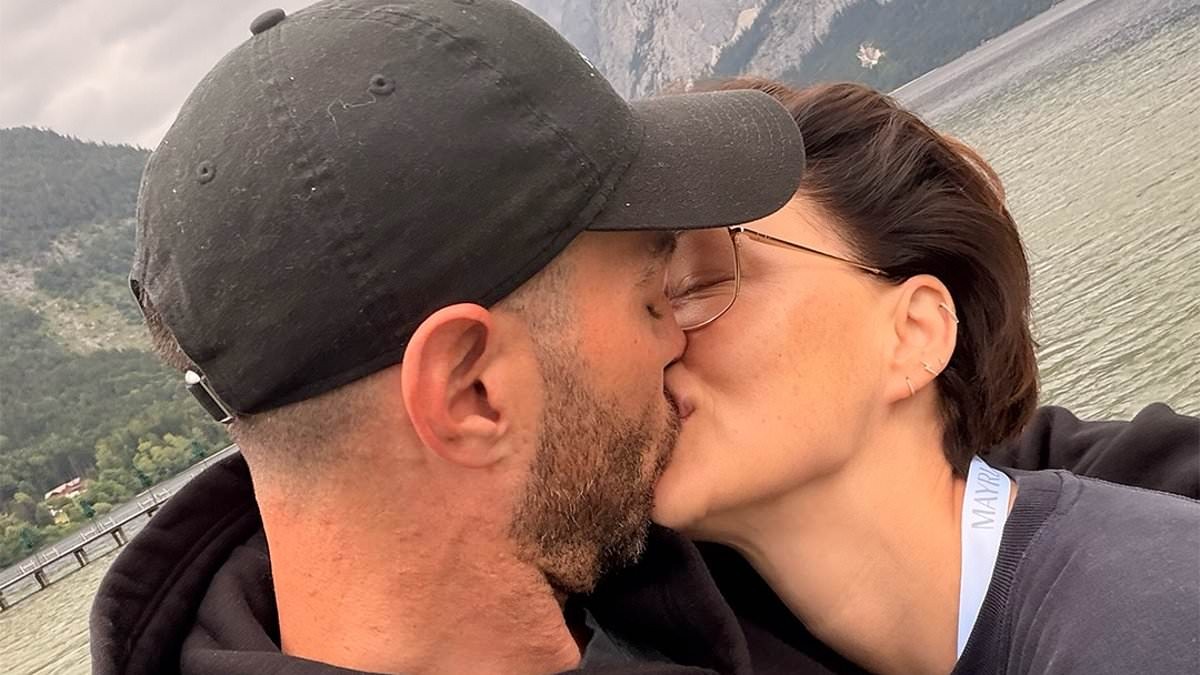 Emma Willis passionately kisses husband Matt as they enjoy 'perfect holiday' at wellness clinic in Austria after admitting she 'feels guilty when she prioritises herself'
