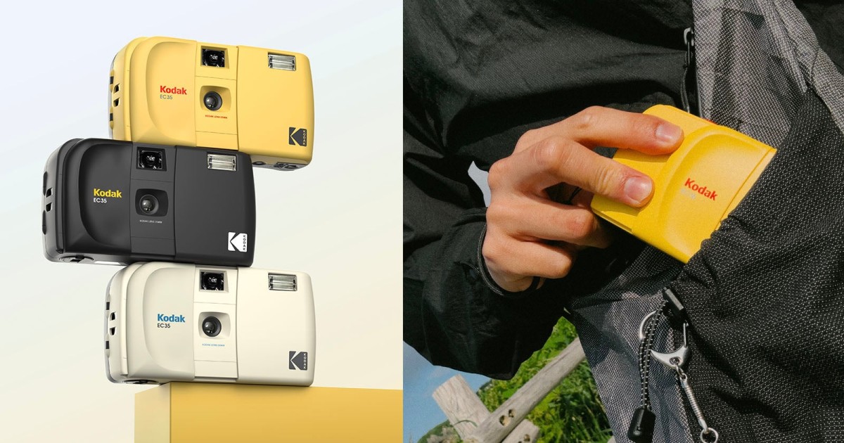 The Kodak EC35 35mm Film Camera Brings Back the Iconic Slide Cover