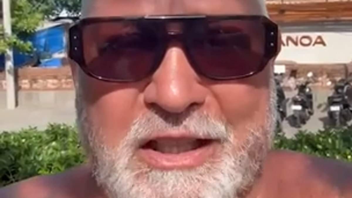 Mick Gatto reveals he is the next controversial guest to appear on Karl Stefanovic's podcast - as he sunbakes poolside in Bali following his arrest