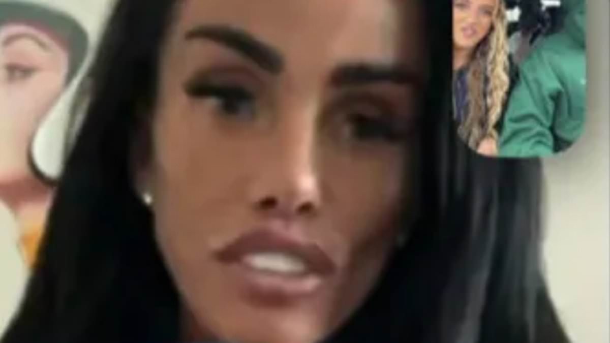 Katie Price tells her horrified children she's had another secret boob job as she finally makes her first appearance in The Princess Diaries following ban