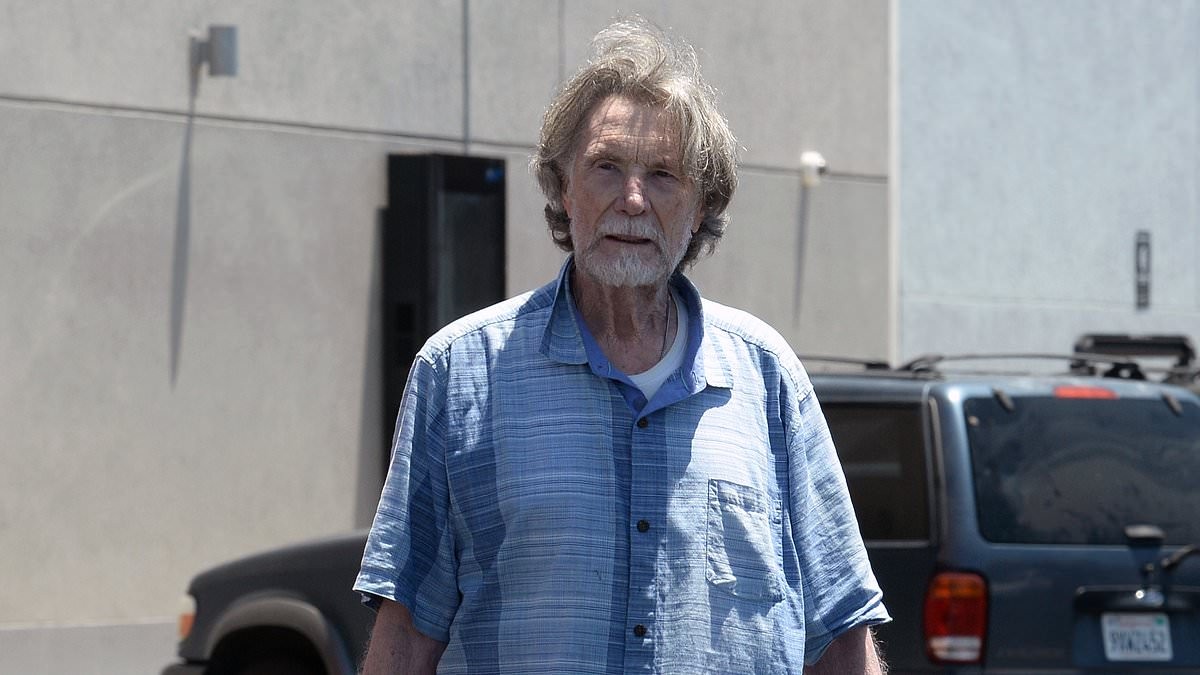 Aussie star, 80, who played villains in Mad Max 2 and Commando seen on rare outing in LA... can you guess who?