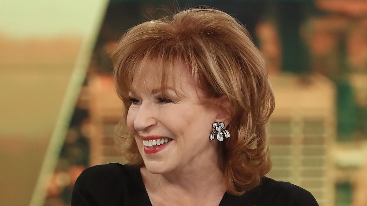 Shock moment Joy Behar kisses married The View guest on the lips on live TV… and his wife's reaction is revealed