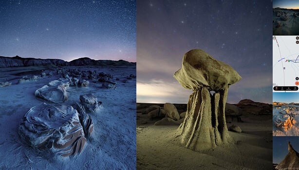 They Didn't Show, So I Went Into the Bisti Badlands Alone at Night Anyway