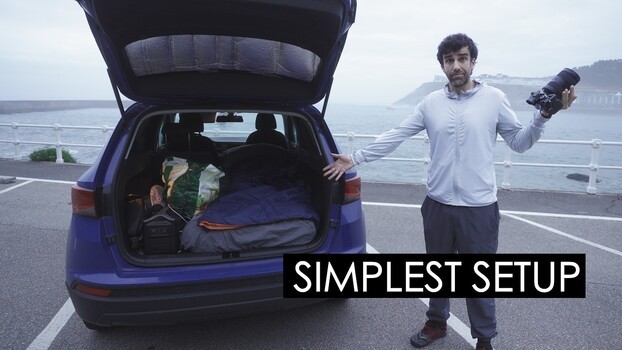 The Minimal Setup That Gets to Places a Camper Van Can't