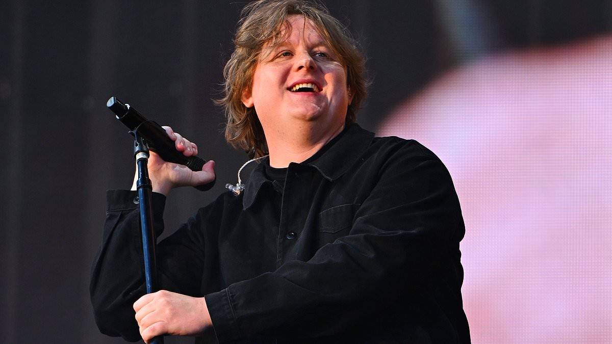 Lewis Capaldi jokes the crowd 'are going to leave' his BST headline show for the England match as he begs fans to stay until the end