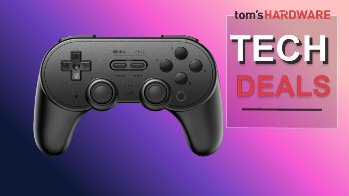 8Bitdo's wireless Pro 2 gaming controller falls to all-time low price — hall-effect gamepad is 38% off, just $37.19