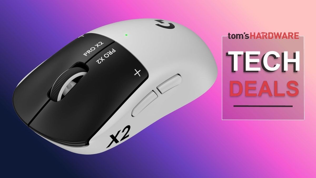 Logitech's G Pro X2 Superstrike gaming mouse is $125.99 after getting a massive $54 discount — hall-effect haptic switches, 8K polling, and 30 ms faster clicks for peak gaming performance