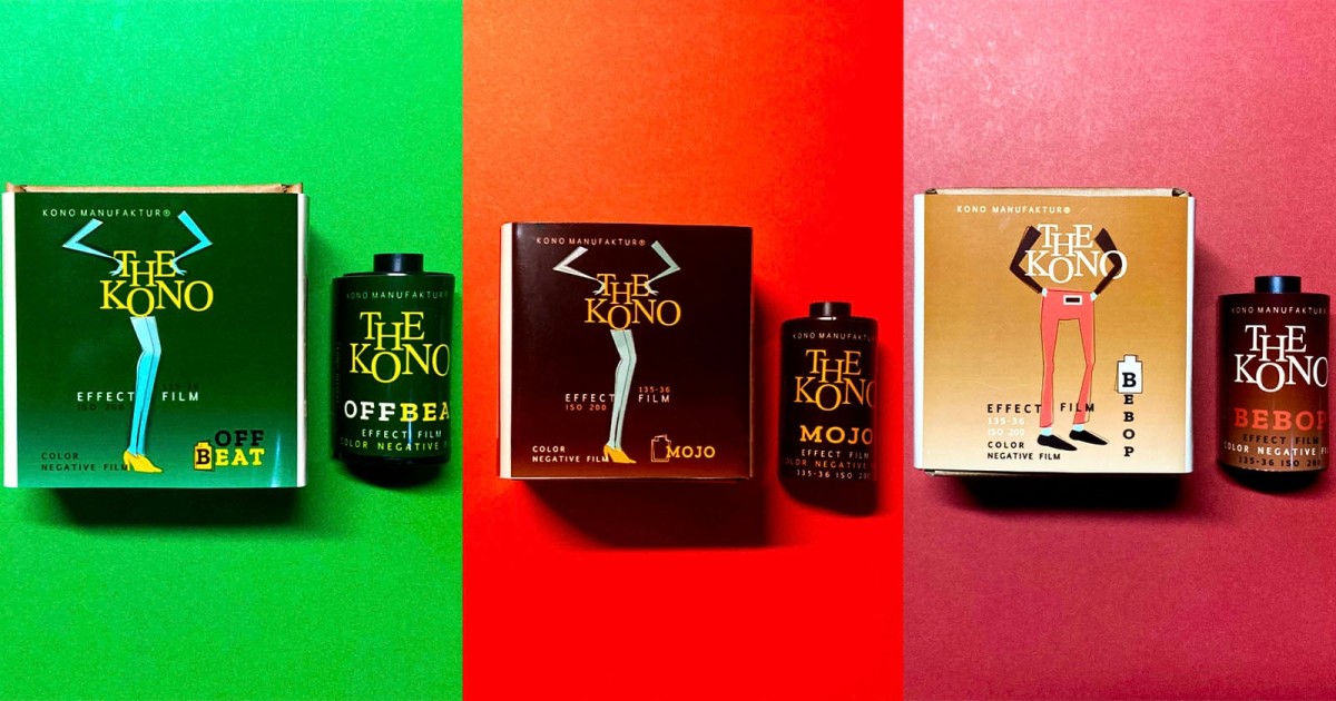 Kono Launches Three Color Films With Unique Color and Character