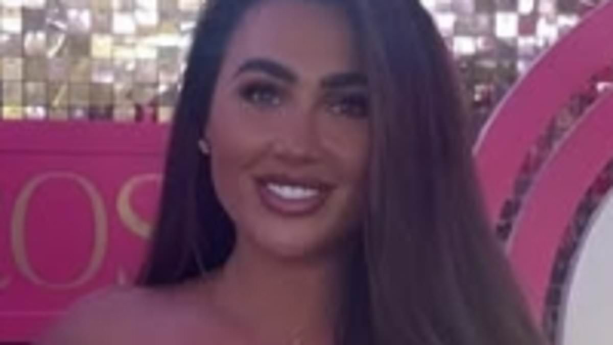 Lauren Goodger stuns in a strapless black playsuit as she throws daughter Larose a princess-themed party for her 5th birthday