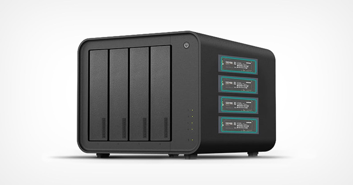 TerraMaster’s D8 Hybrid 2 Merges Fast NVMe and High-Capacity HDD Storage