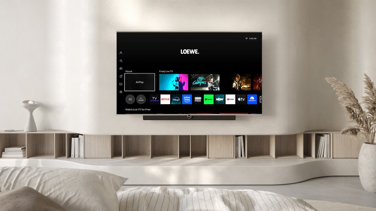 Loewe's new OLED TV wants to be the ultimate AV experience: each panel is 'individually calibrated before leaving the factory', and you can choose custom speaker setups — including the TV being the center of a wireless surround system