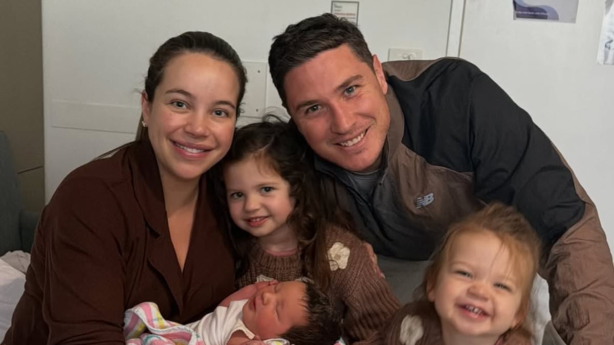 NRL star Mitchell Moses and his wife Bri welcome their third child together - after the footballer missed first baby's birth to play a match