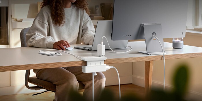 The Anker Nano Power Strip Fixes the Ugliest Corner of Your Editing Desk