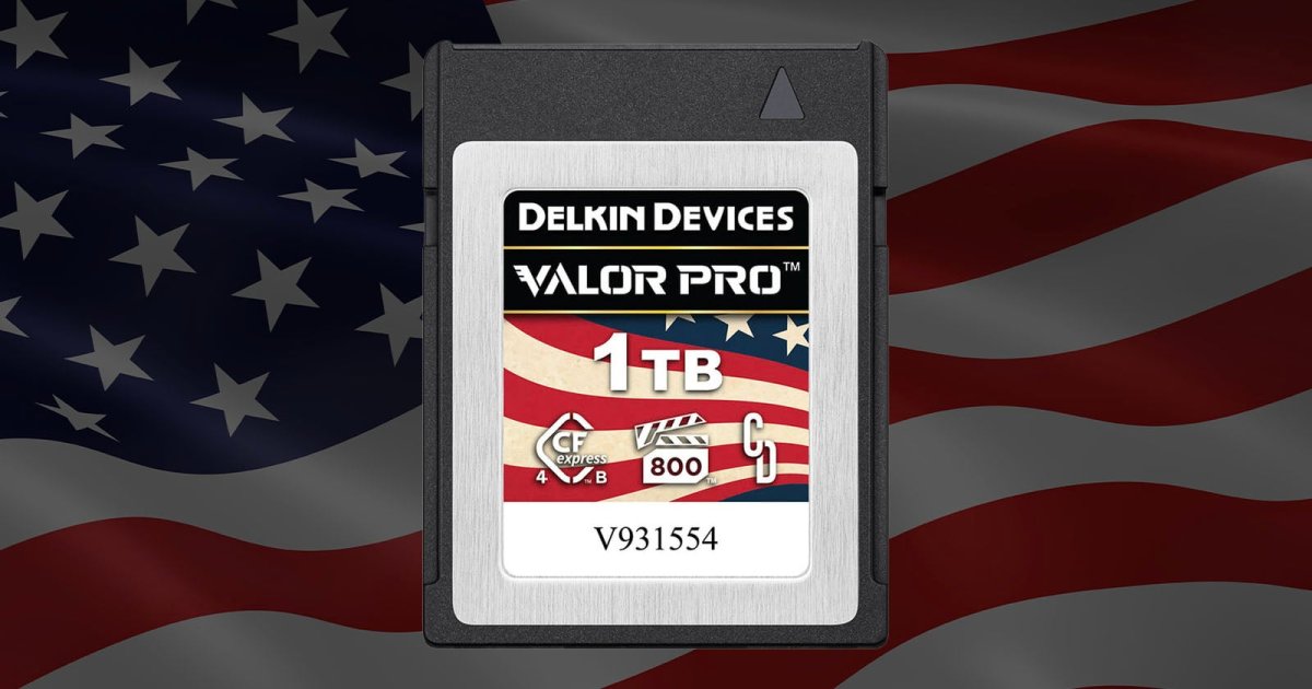 Delkin Valor Pro CFe Memory Card Is Assembled in the US and Looks Like It