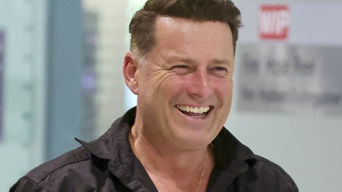 Karl Stefanovic shares a glimpse of his diary as the former Today host is seen arriving back in Sydney following an interview with controversial figures Adrian Portelli and Mick Gatto