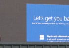 Backup and running? Not this digital sign
