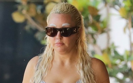 Amanda Bynes debuts shocking WHITE eyebrows to match her platinum blonde hair during LA coffee run... amid Ozempic transformation